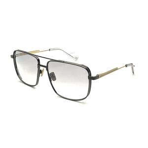 NEW ENTOURAGE OF 7 men's kerbs two square eyeglasses in gold black